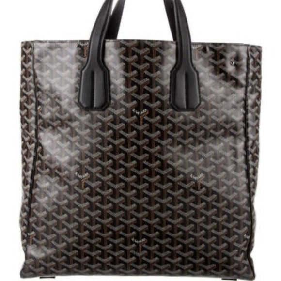 Goyard Grey Goyardine Voltaire Tote Bag